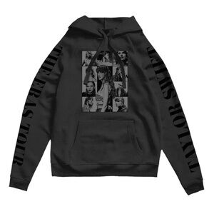 Taylor Swift The Eras Tour US Dates Black Hoodie